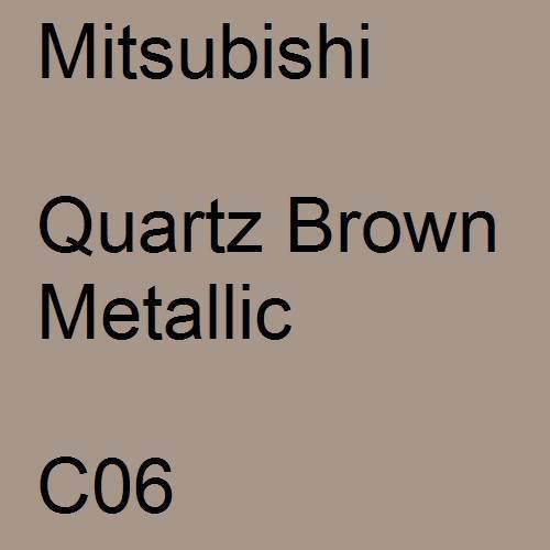 Mitsubishi, Quartz Brown Metallic, C06.